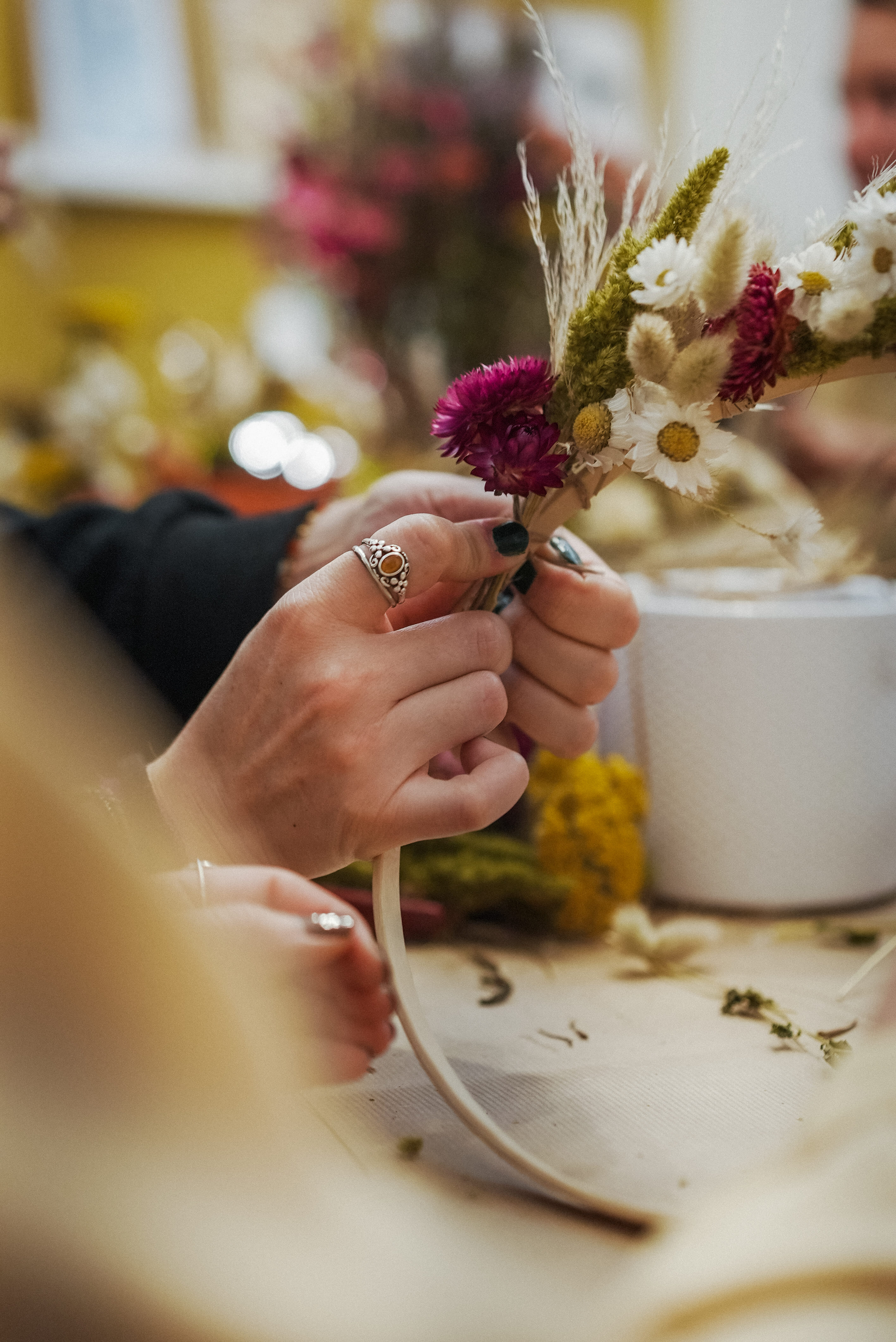 Atelier floral anime par Margarida Studio Floral a Rouen